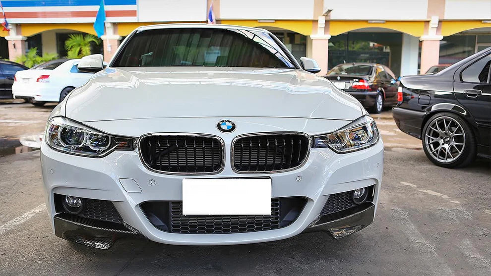 BMW F30 3-Series P-Style Carbon Fiber Front Splitters