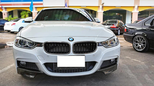BMW F30 3-Series P-Style Carbon Fiber Front Splitters