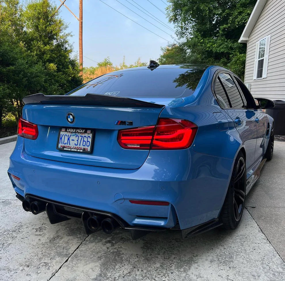 BMW F80 M3 PSM Style Rear Carbon Fiber Diffuser