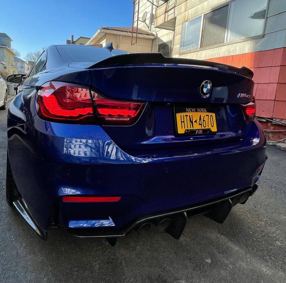 BMW F82 M4 PSM Style Rear Carbon Fiber Diffuser