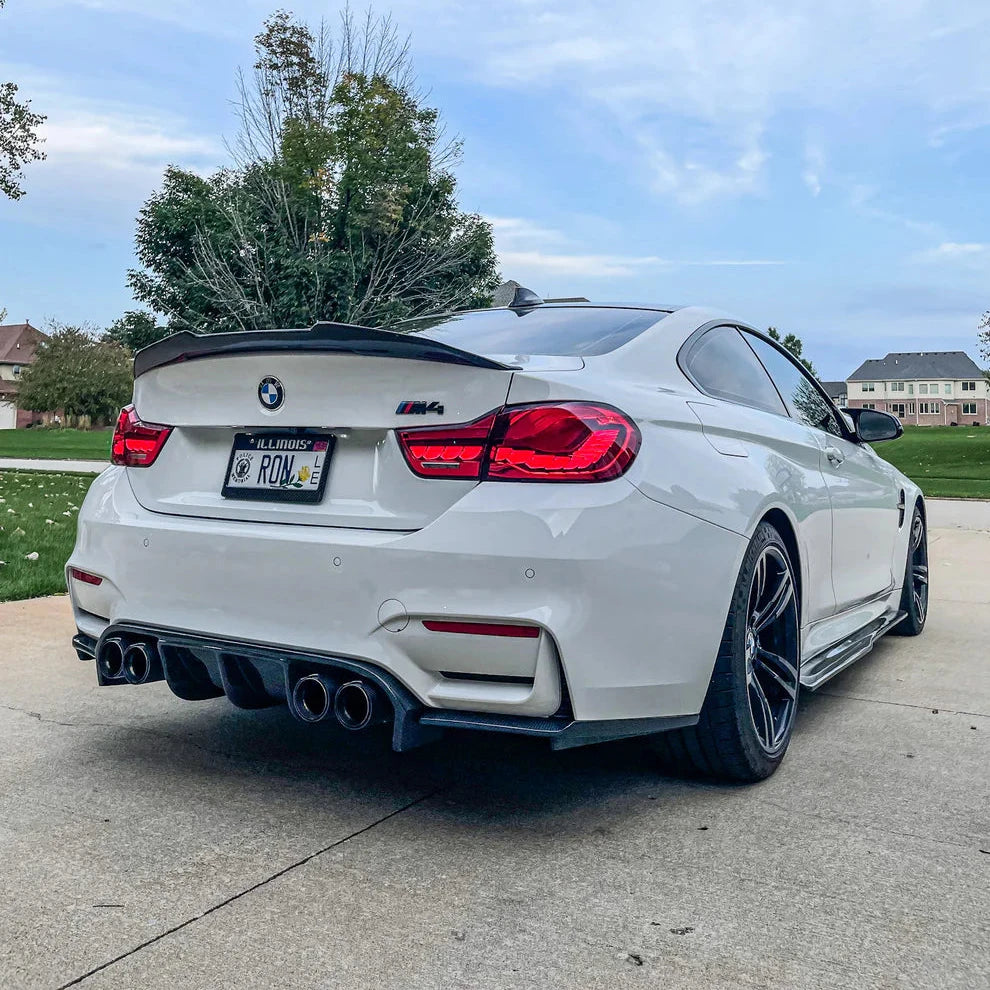 BMW F80 M3 & F82/F83 M4 V Style Carbon Fiber Diffuser