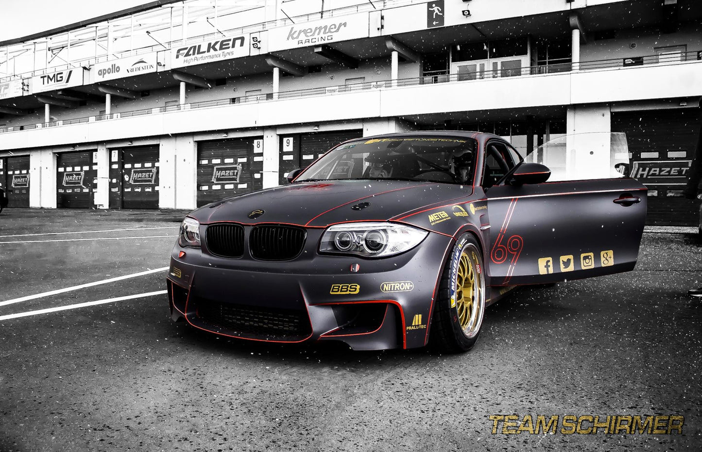 BMW E82 1M Team Schirmer Spec BBS E88 Wheels in 10X18 & 11X18