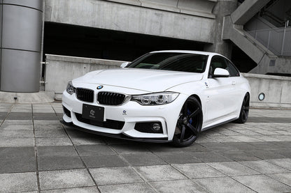 BMW F32 / F36 4-Series 3D Design M-Sport Carbon Fiber Front Lip