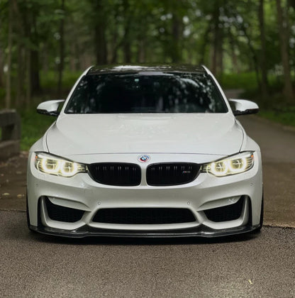 BMW F80 M3 & F82/F83 M4 V Style Carbon Fiber Front Lip