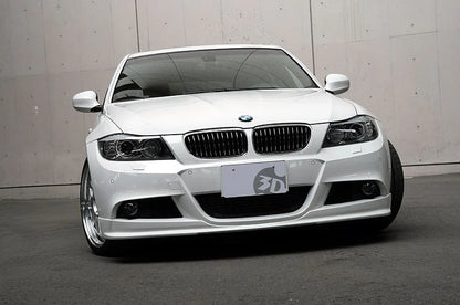 BMW E90 & E91 3-Series 3D Design M-Sport Carbon Fiber Under Splitter Set