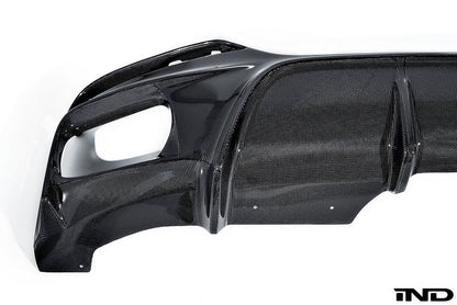 BMW F16 X6 3D Design M-Sport Carbon Fiber Rear Diffuser