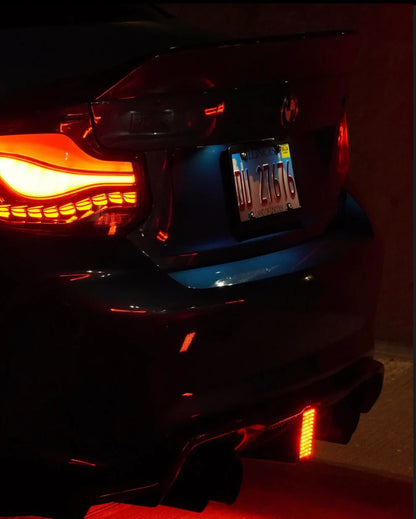 BMW F87 M2 F1 Style LED Carbon Fiber Diffuser