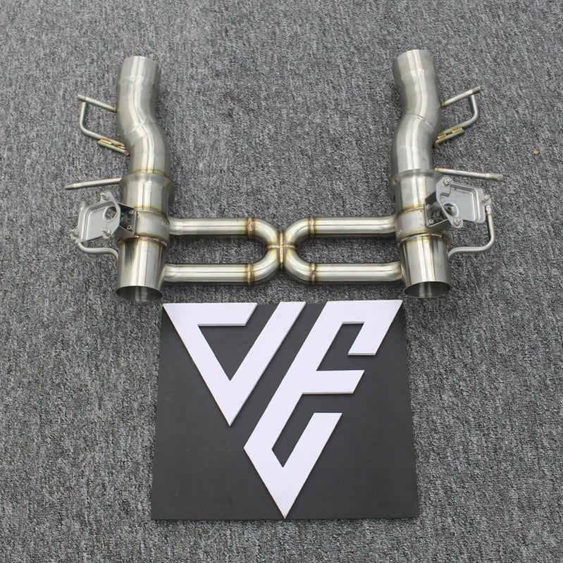 Ferrari SF90 Stainless Steel & Titanium Valved Exhaust 3.9T