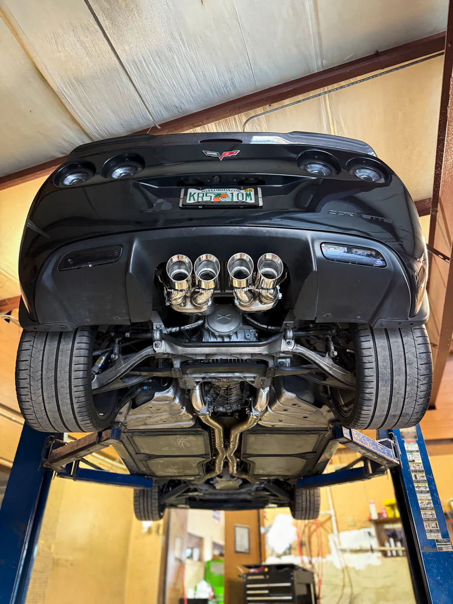 Chevrolet C6 Corvette Valved Axle Back Exhaust