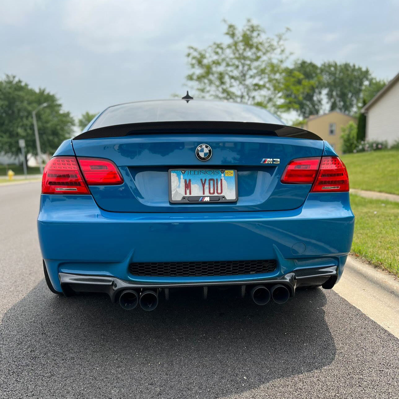 BMW E92 & E93 M3 Carbon Fiber Rear Diffuser GS Style