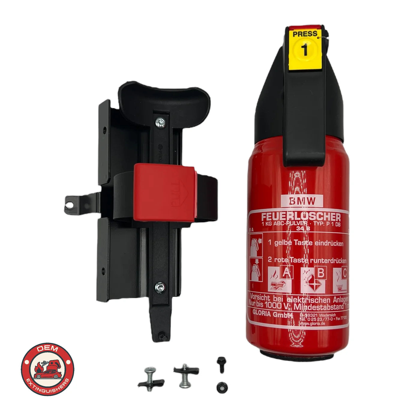 BMW E36 M3 OEM Fire Extinguisher Kit (M & Non-M)