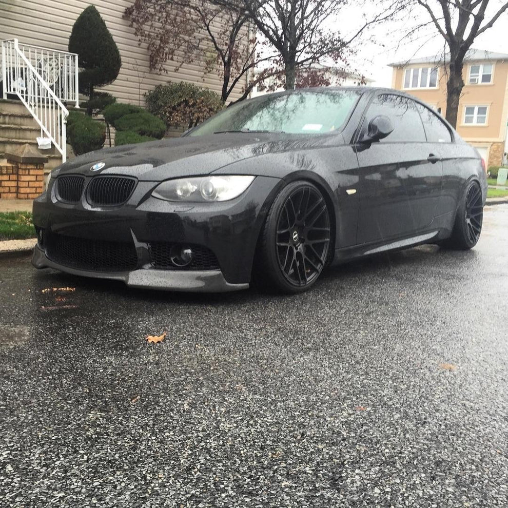 BMW E9X 3-Series V Style Carbon Fiber Lip