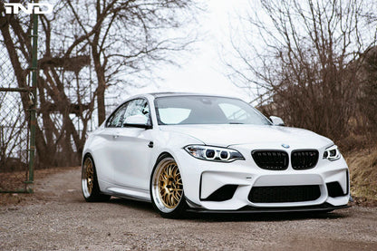 BMW F87 M2 3D Design Carbon Fiber Bumper Canard Set