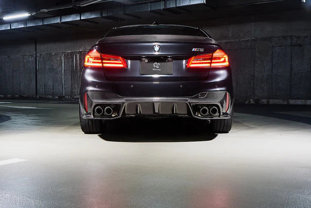 BMW F90 M5 3D Design Carbon Fiber Rear Diffuser