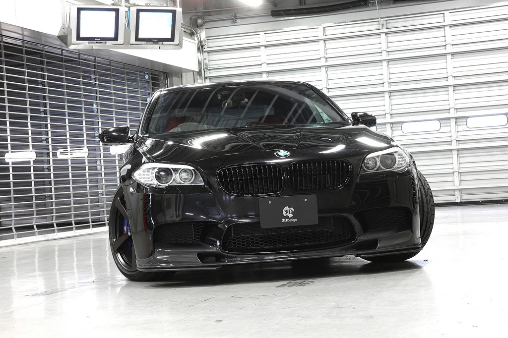 BMW F10 M5 3D Design Carbon Fiber Front Lip & Lower Splitter Set