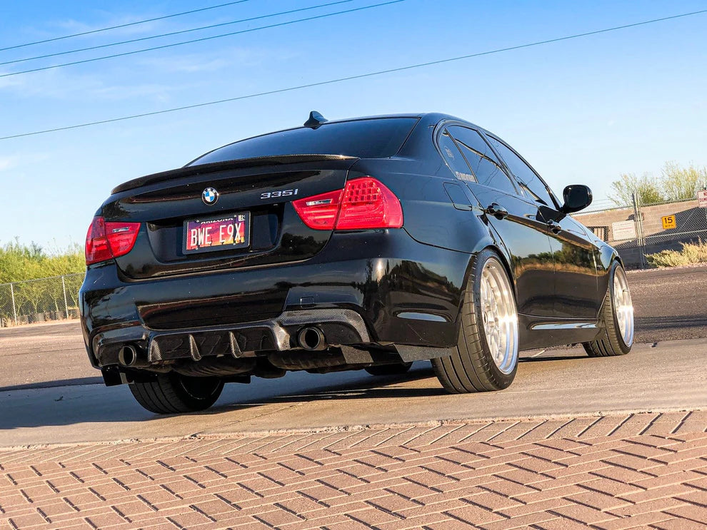 BMW E90 3-Series V3 Carbon Fiber Diffuser