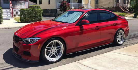 BMW F30 3-Series & F32 4-Series Performance Style Carbon Side Skirt Extensions