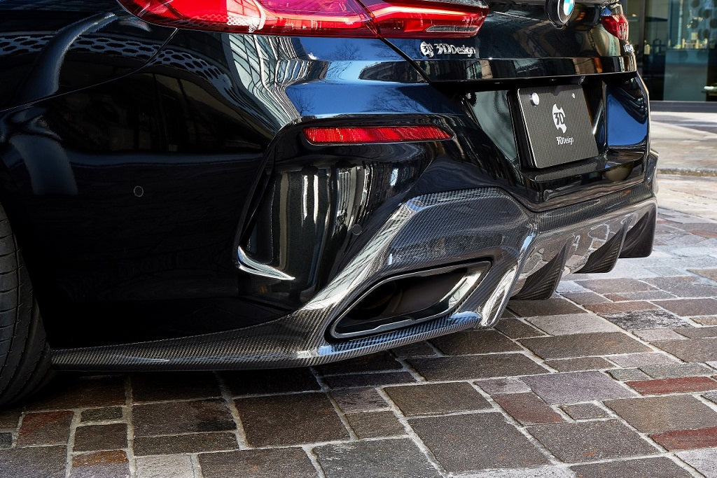 BMW G16 8-Series Gran Coupe 3D Design Carbon Fiber Rear Diffuser