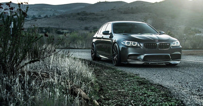BMW F10 M5 V Style Carbon Fiber Front Lip