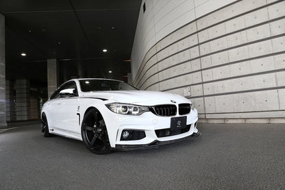 BMW F32 / F36 4-Series 3D Design M-Sport Carbon Fiber Front Lip