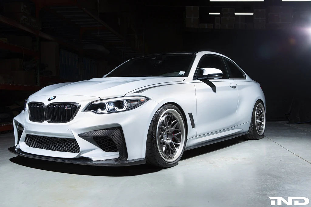 BMW F87 M2 S55 3D Design Carbon Fiber Front Bumper