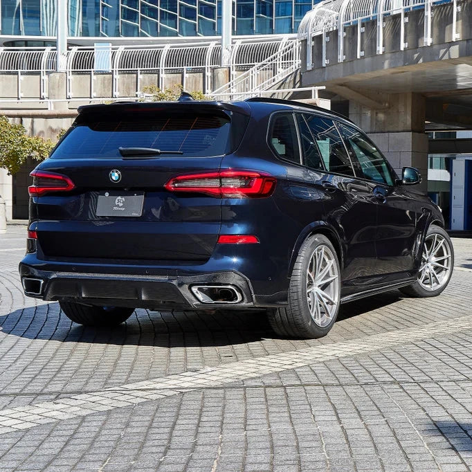 BMW G05 Pre-LCI X5 3D Design Carbon Fiber Rear Diffuser Set Package