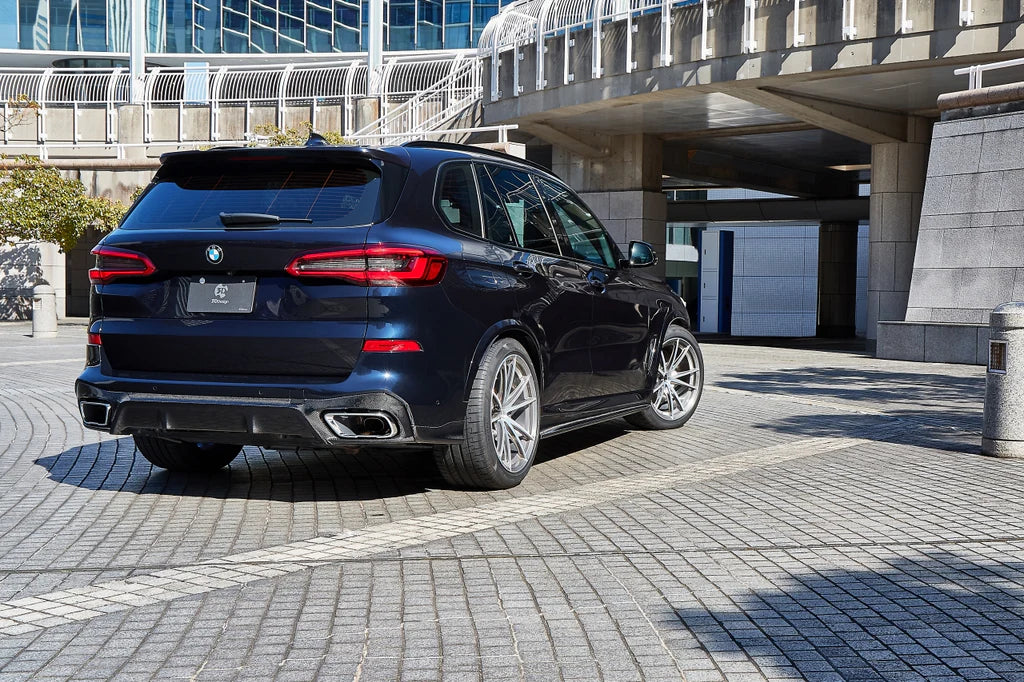BMW G05 Pre-LCI X5 3D Design Carbon Fiber Rear Diffuser Set Package