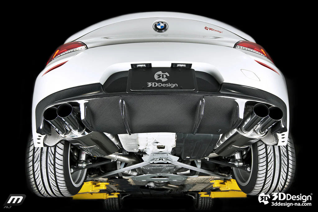 BMW E89 Z4 3D Design M-Sport Carbon Fiber Rear Diffuser