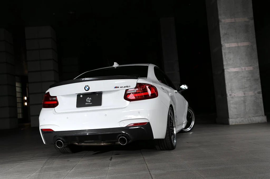 BMW F22 2-Series 3D Design Carbon Fiber Trunk Spoiler
