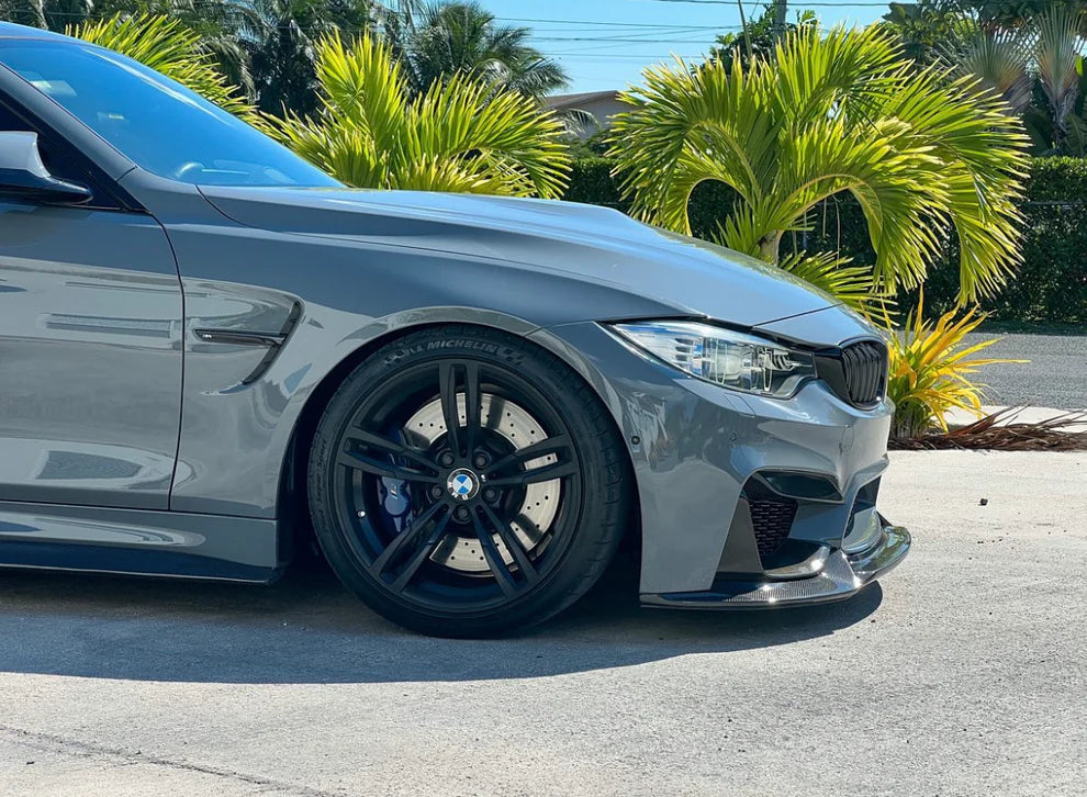 BMW F80 M3 & F82/F83 M4 VR Style Carbon Fiber Front Lip