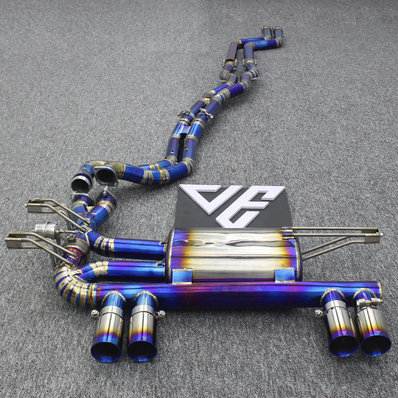 BMW E46 M3 Valved Titanium Axle Back Exhaust