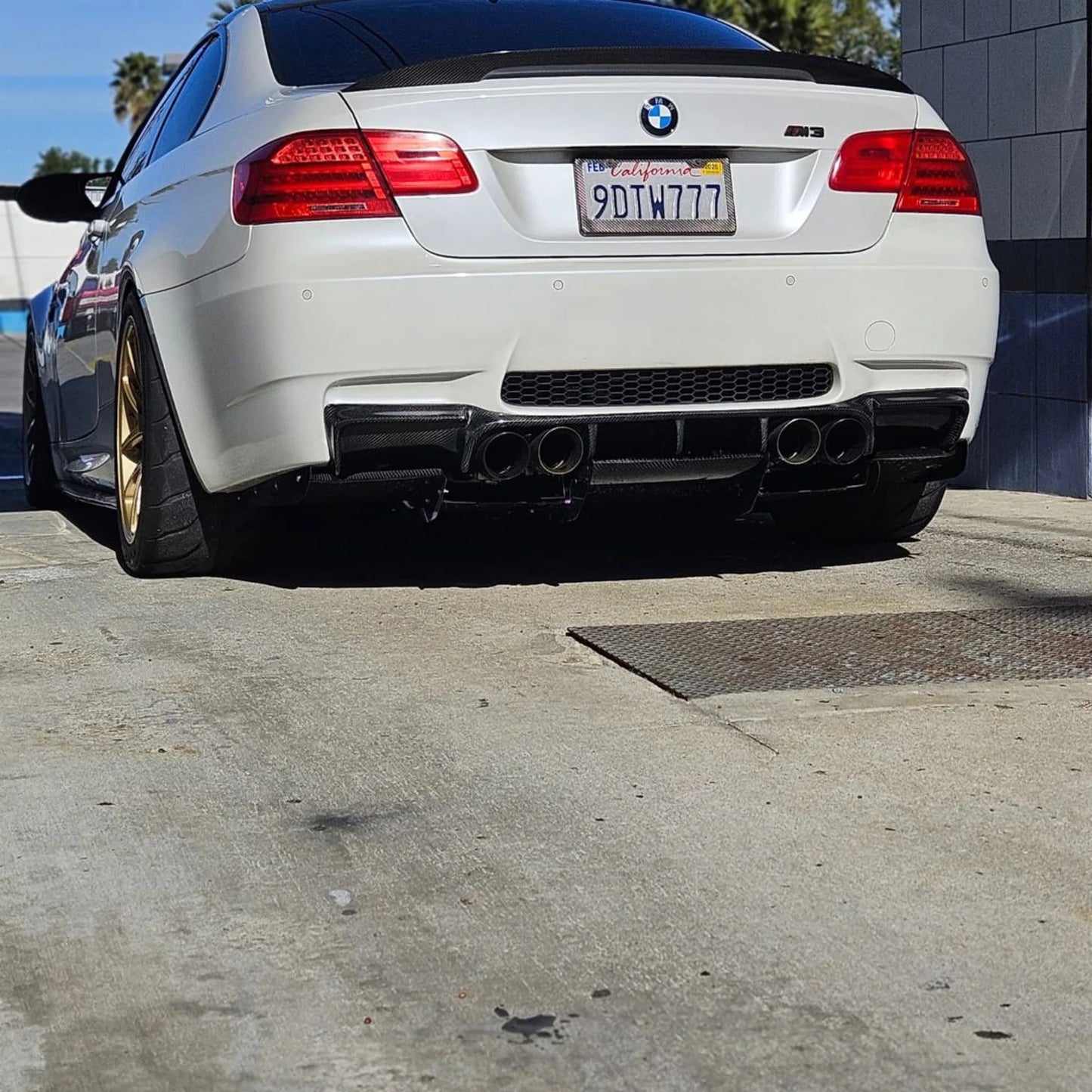 BMW E92 & E93 M3 Carbon Fiber Rear Diffuser GS Style