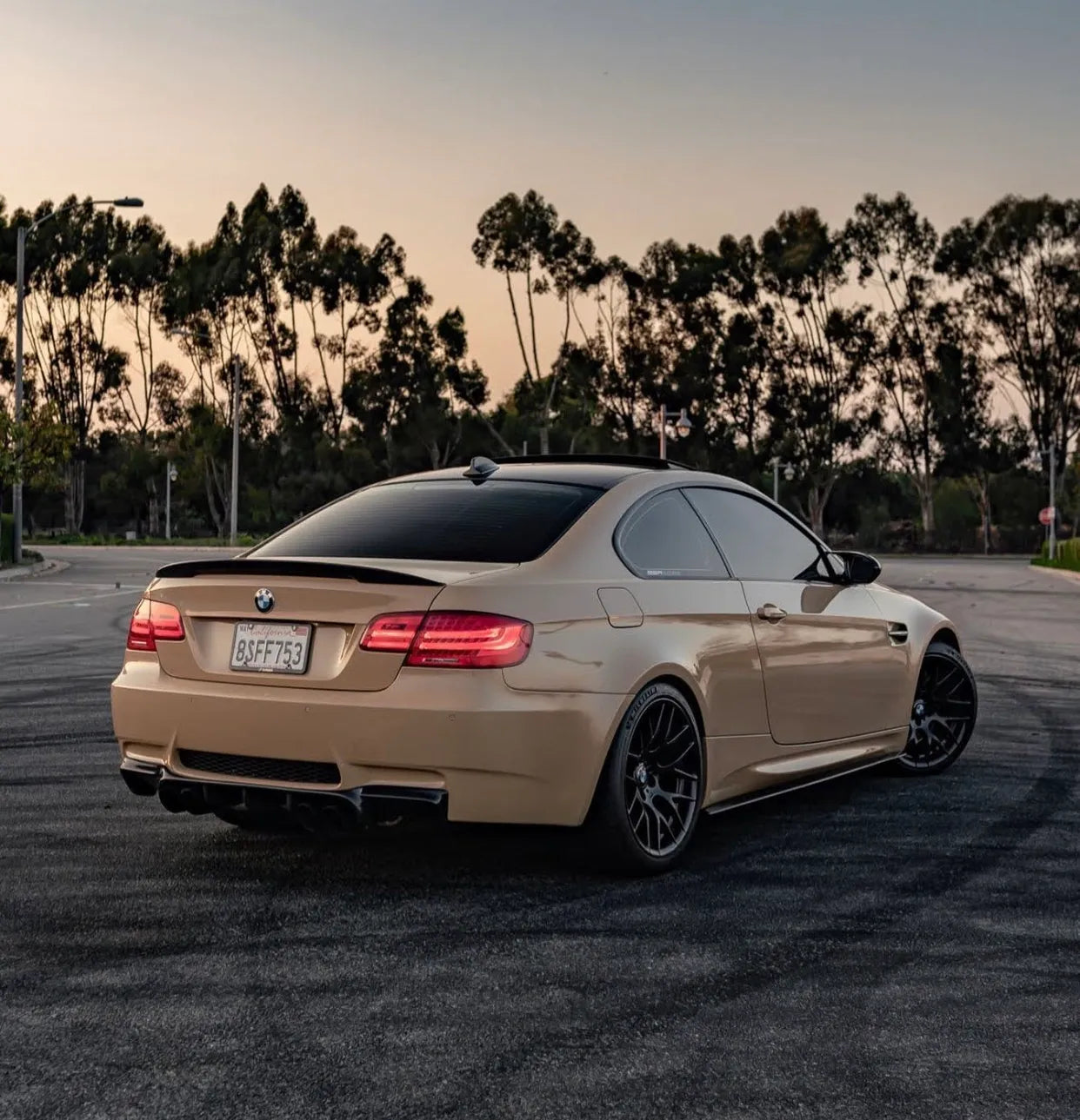 BMW E92 & E93 M3 Carbon Fiber Rear Diffuser GS Style
