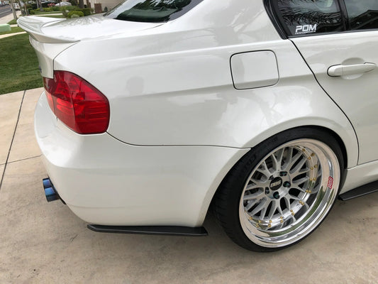 BMW E90, E92 & E93 M3 Carbon Fiber Rear Bumper Splitter Spats