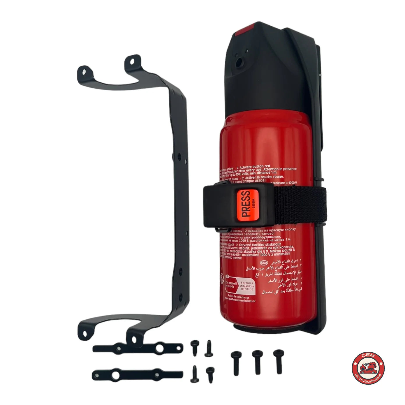 Porsche 992 Sport Seat OEM Fire Extinguisher Kit