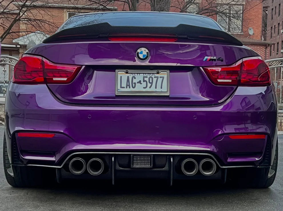 BMW F82 M4 PSM Style Rear Carbon Fiber Diffuser