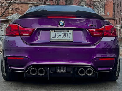 BMW F82 M4 PSM Style Rear Carbon Fiber Diffuser