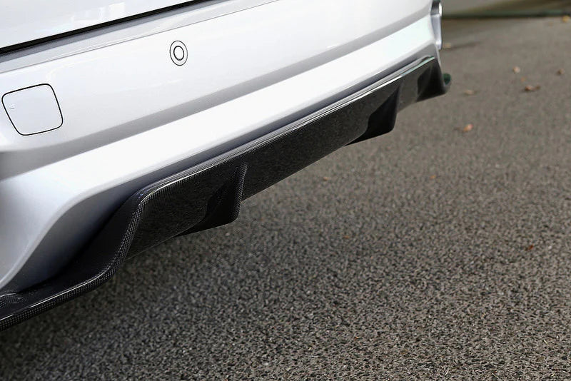 BMW F15 X5 3D Design M-Sport Carbon Fiber Rear Diffuser