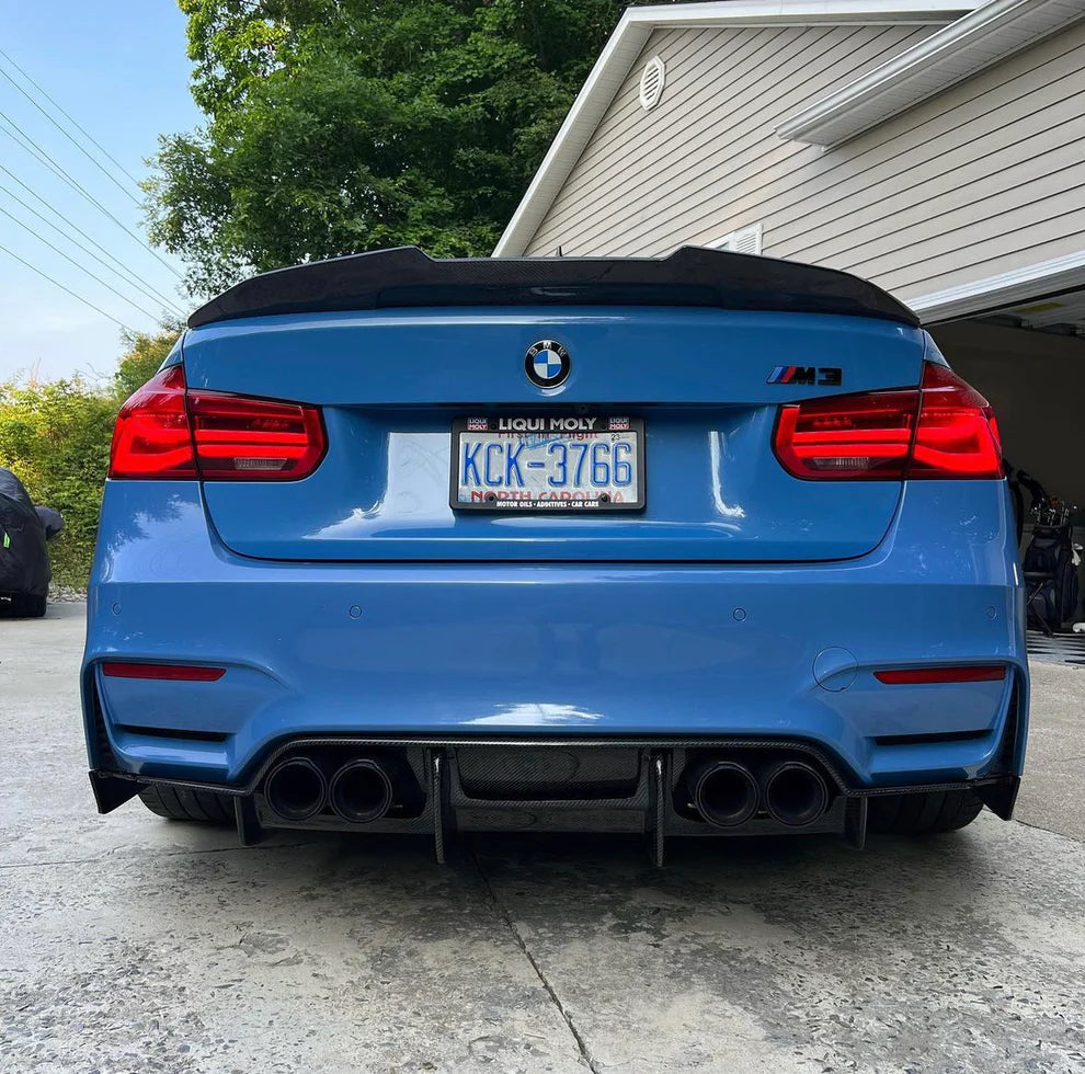 BMW F80 M3 PSM Style Rear Carbon Fiber Diffuser