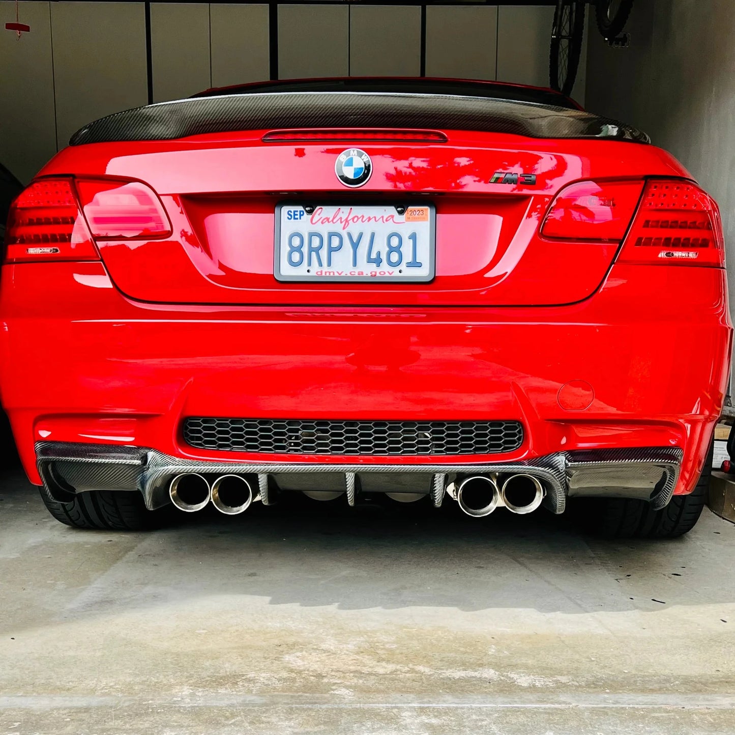 BMW E92 & E93 M3 Carbon Fiber Rear Diffuser GS Style