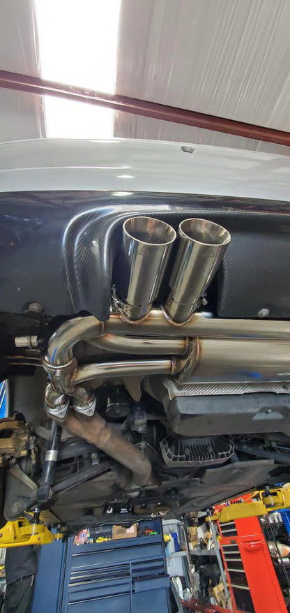 BMW E46 M3 Valved Stainless Steel Axle Back Exhaust