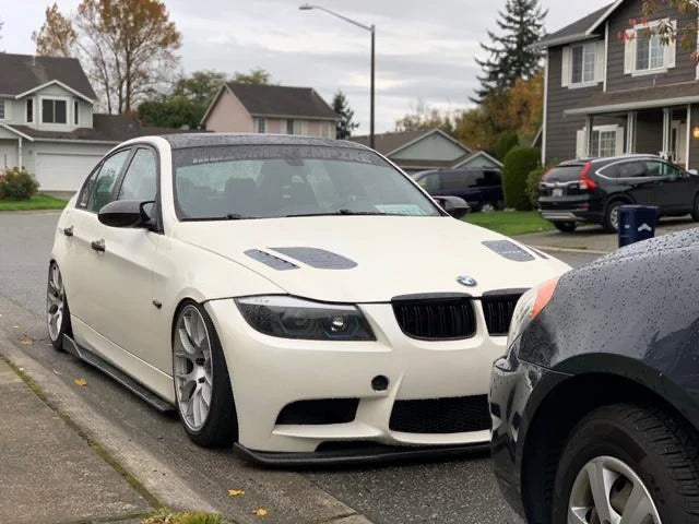 BMW E9X 3-Series Carbon Fiber M Style Mirror Caps