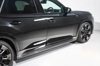 BMW G09 XM 3D Design Carbon Fiber Side Skirts